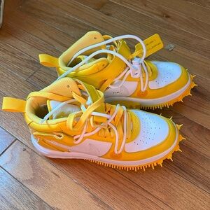 Yellow Off-white Nikes